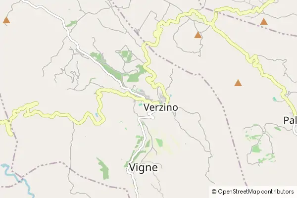 Mapa Verzino