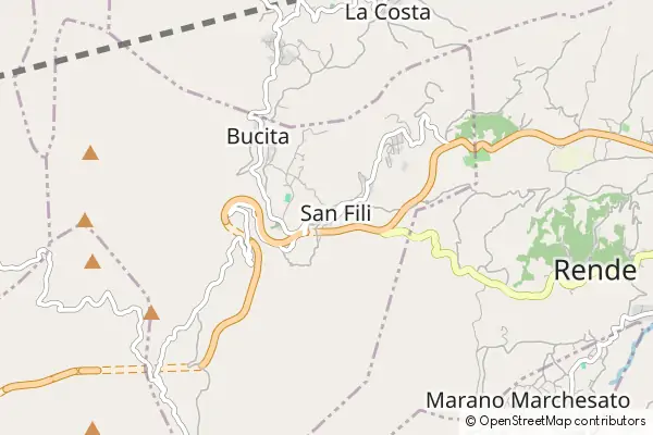 Mapa San Fili