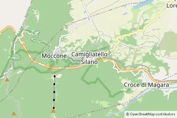 Mapa Camigliatello Silano