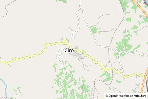 Mapa Cirò
