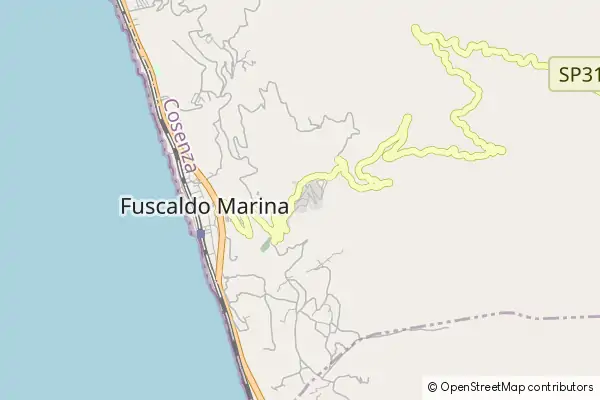 Mapa Fuscaldo