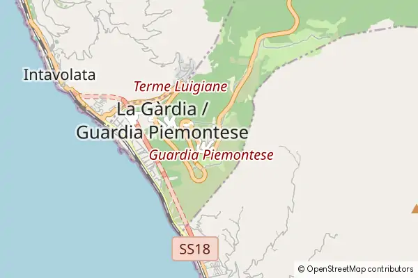 Mapa Guardia Piemontese