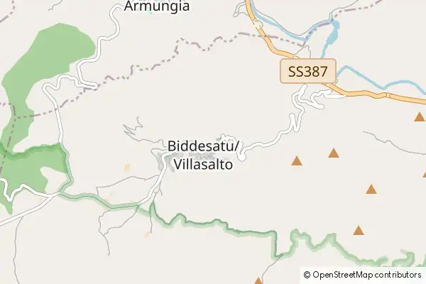 Mapa Villasalto