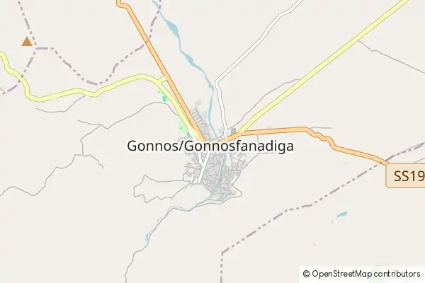 Mapa Gonnosfanadiga