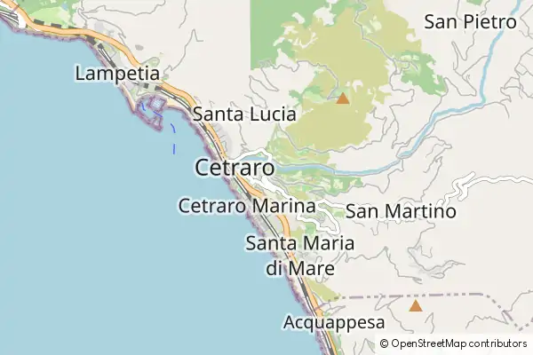 Mapa Cetraro