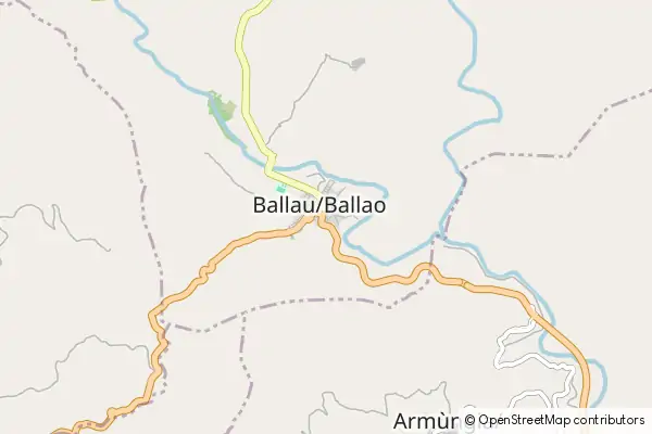 Mapa Ballao