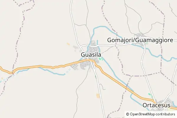 Mapa Guasila