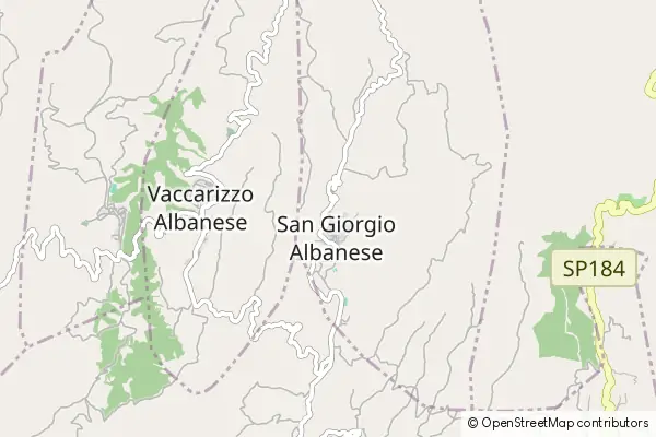 Mapa San Giorgio Albanese