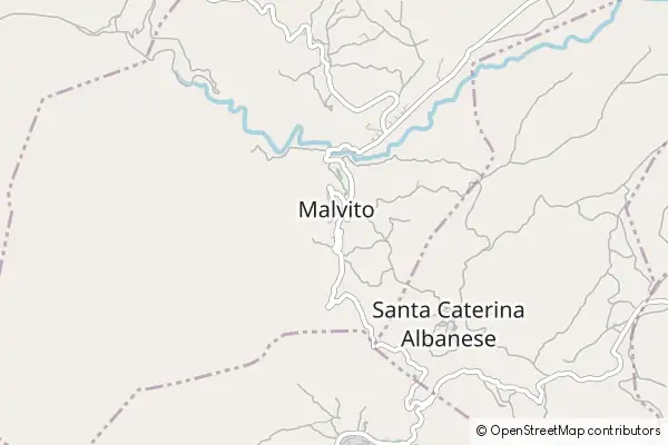 Mapa Malvito