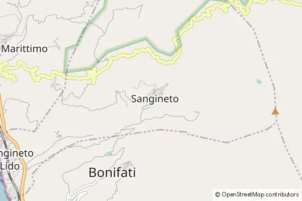 Mapa Sangineto