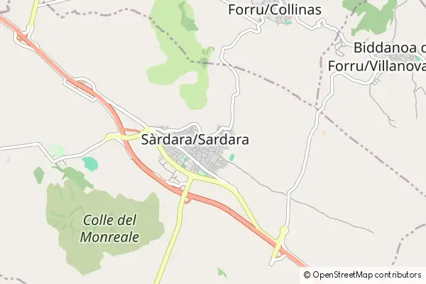 Mapa Sardara