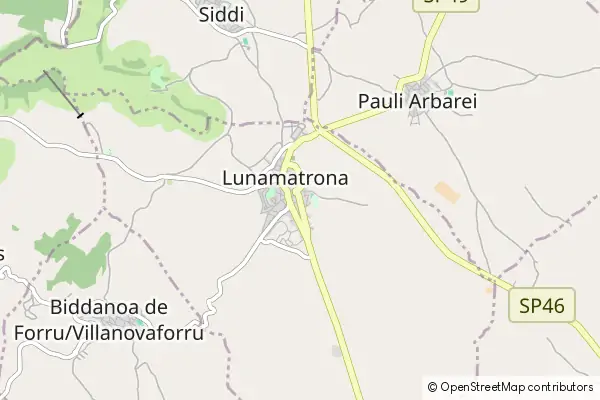 Mapa Lunamatrona