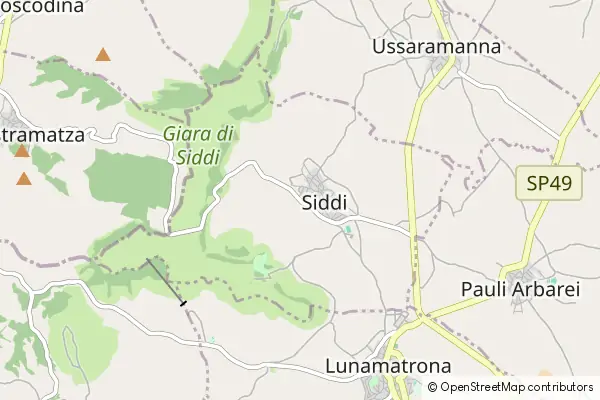 Mapa Siddi