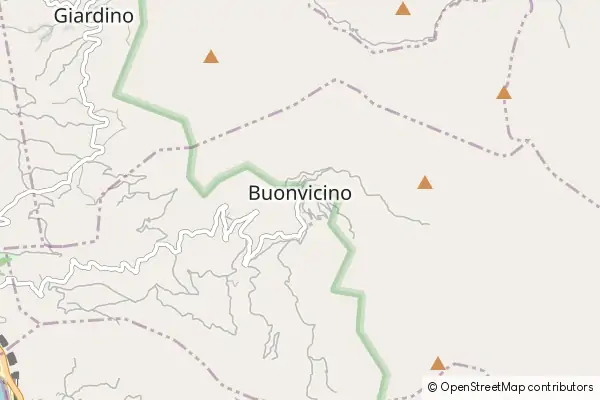 Mapa Buonvicino