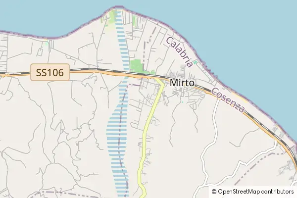 Mapa Mirto