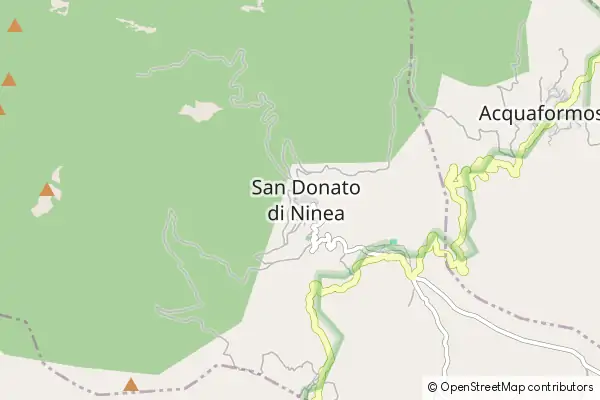 Mapa San Donato di Ninea