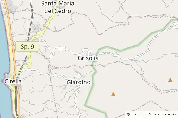 Mapa Grisolia