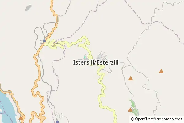 Mapa Esterzili