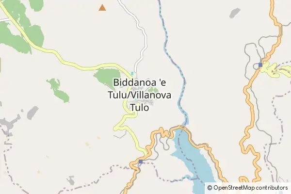 Mapa Villanova Tulo