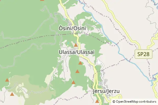 Mapa Ulassai