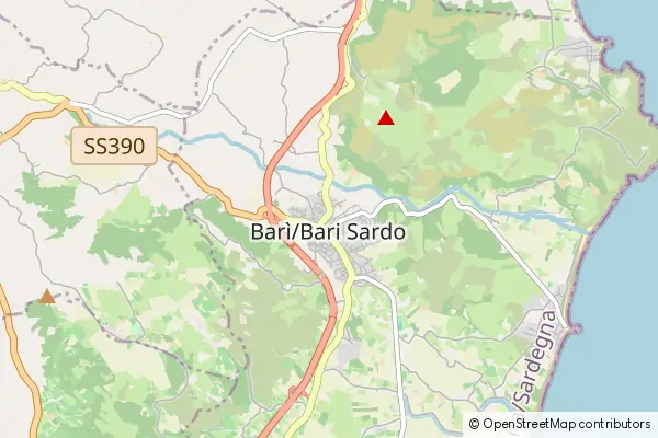 Mapa Bari Sardo