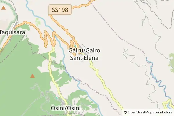 Mapa Gairo