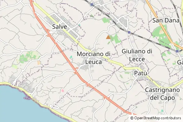 Mapa Morciano di Leuca