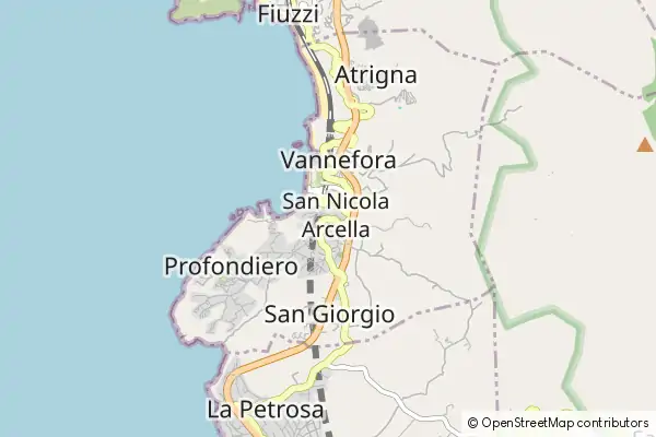 Mapa San Nicola Arcella