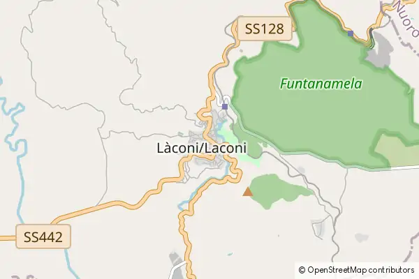 Mapa Laconi