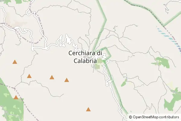 Mapa Cerchiara di Calabria