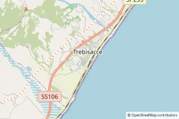 Mapa Trebisacce