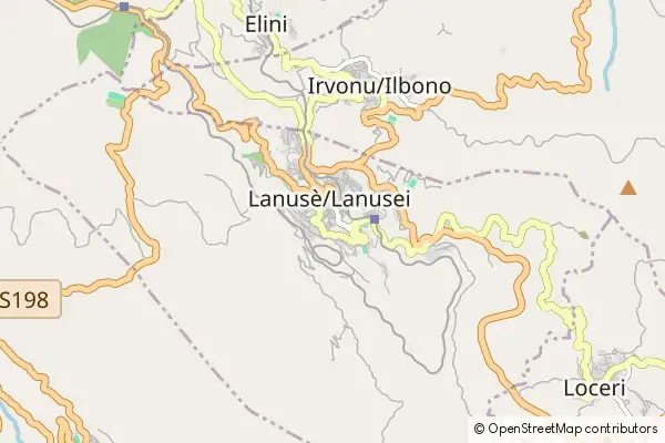 Mapa Lanusei