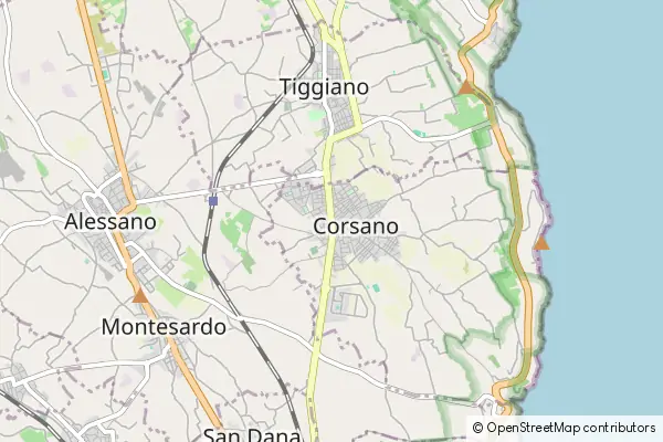 Mapa Corsano