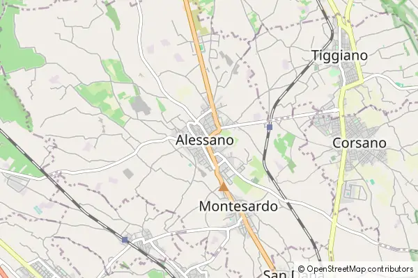 Mapa Alessano