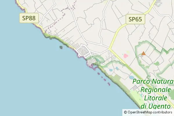 Mapa Torre San Giovanni