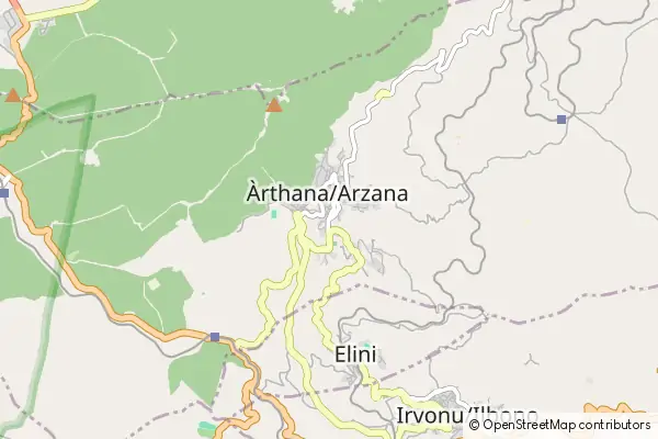 Mapa Arzana