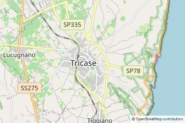 Mapa Tricase