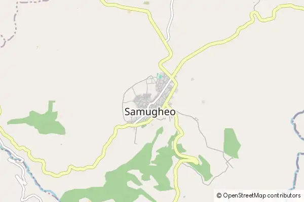 Mapa Samugheo