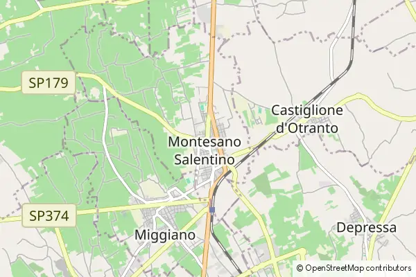 Mapa Montesano Salentino