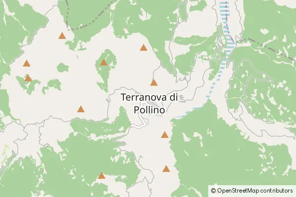 Mapa Terranova di Pollino