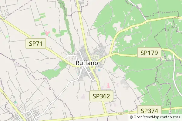 Mapa Ruffano