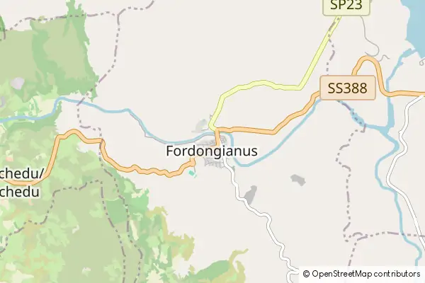 Mapa Fordongianus