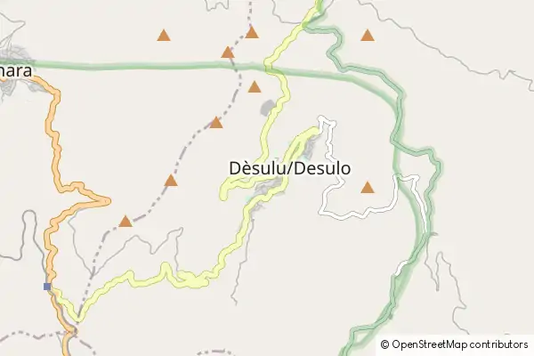 Mapa Desulo