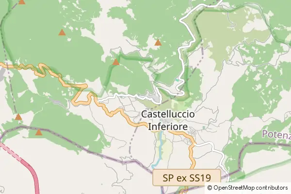 Mapa Castelluccio Superiore