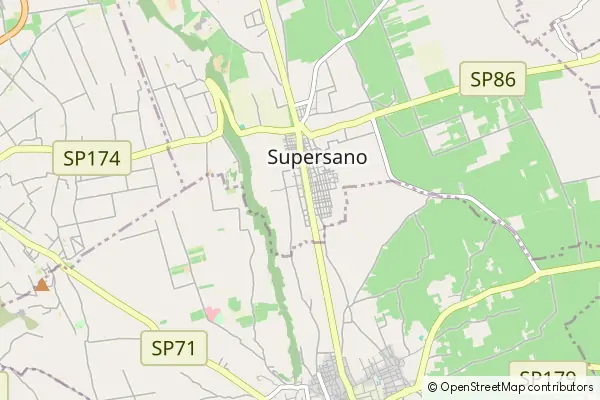 Mapa Supersano