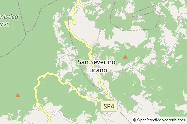 Mapa San Severino Lucano