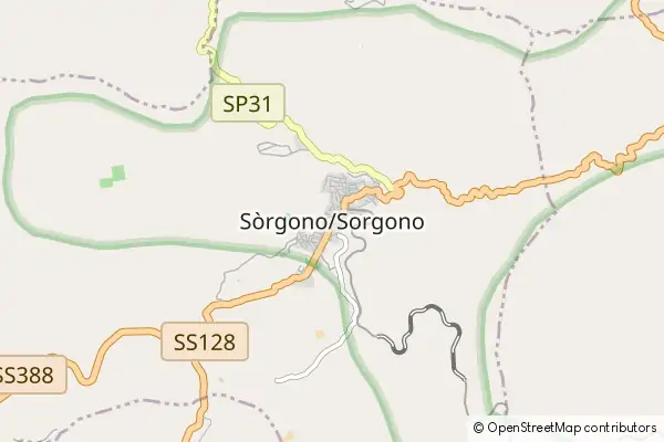 Mapa Sorgono