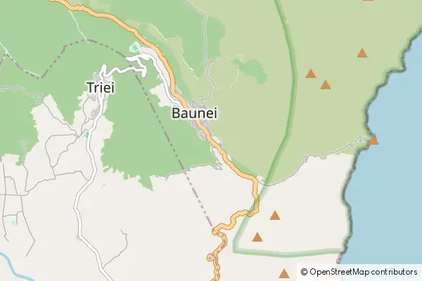 Mapa Baunei