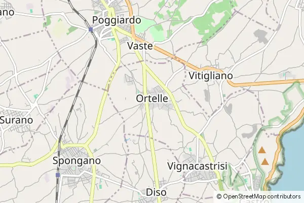 Mapa Ortelle