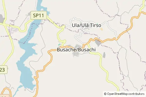 Mapa Busachi